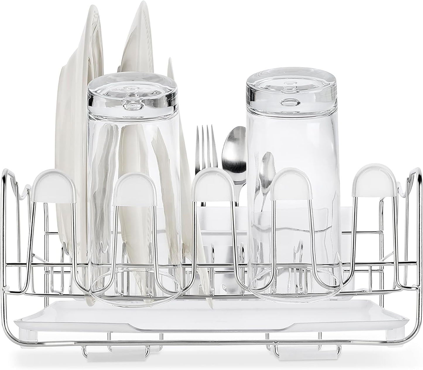 Advantage 3-Piece Stainless Steel Dish Rack, Kitchen Organization and Storage