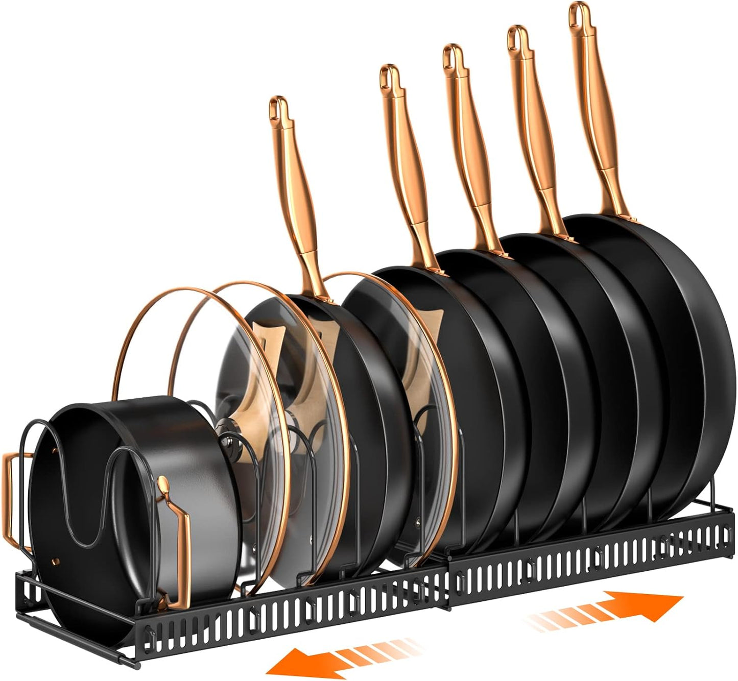 Pots and Pans Organizer Rack for under Cabinet