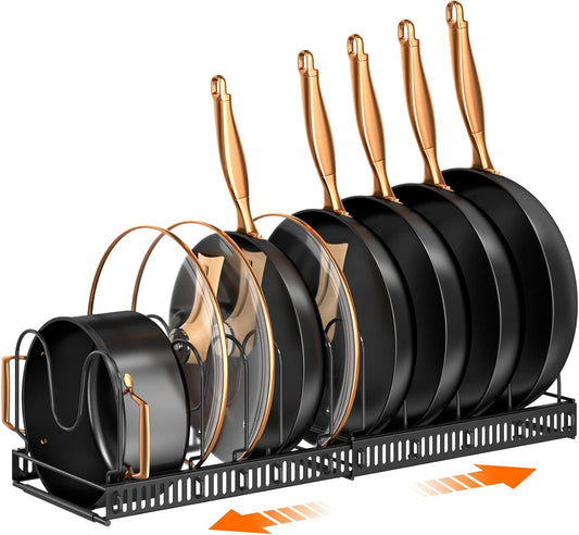 Pots and Pans Organizer Rack for under Cabinet