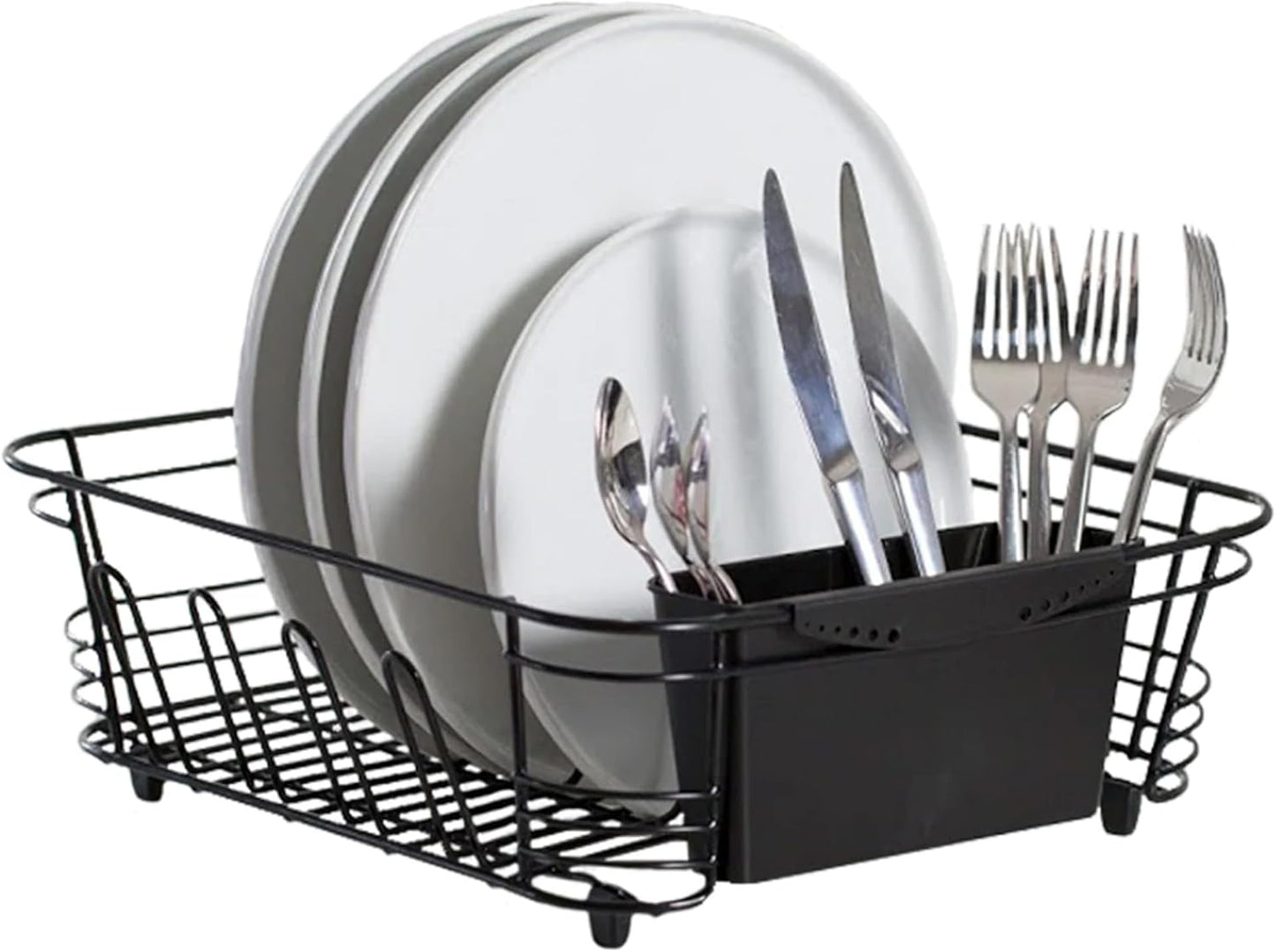In Sink Dish Drying Rack, Dish Drying Rack in Sink with Non-Slip Handles