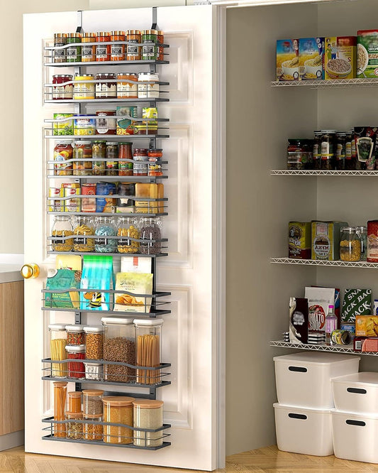 9-Tier Over The Door Pantry Organizer, Pantry Organization and Storage