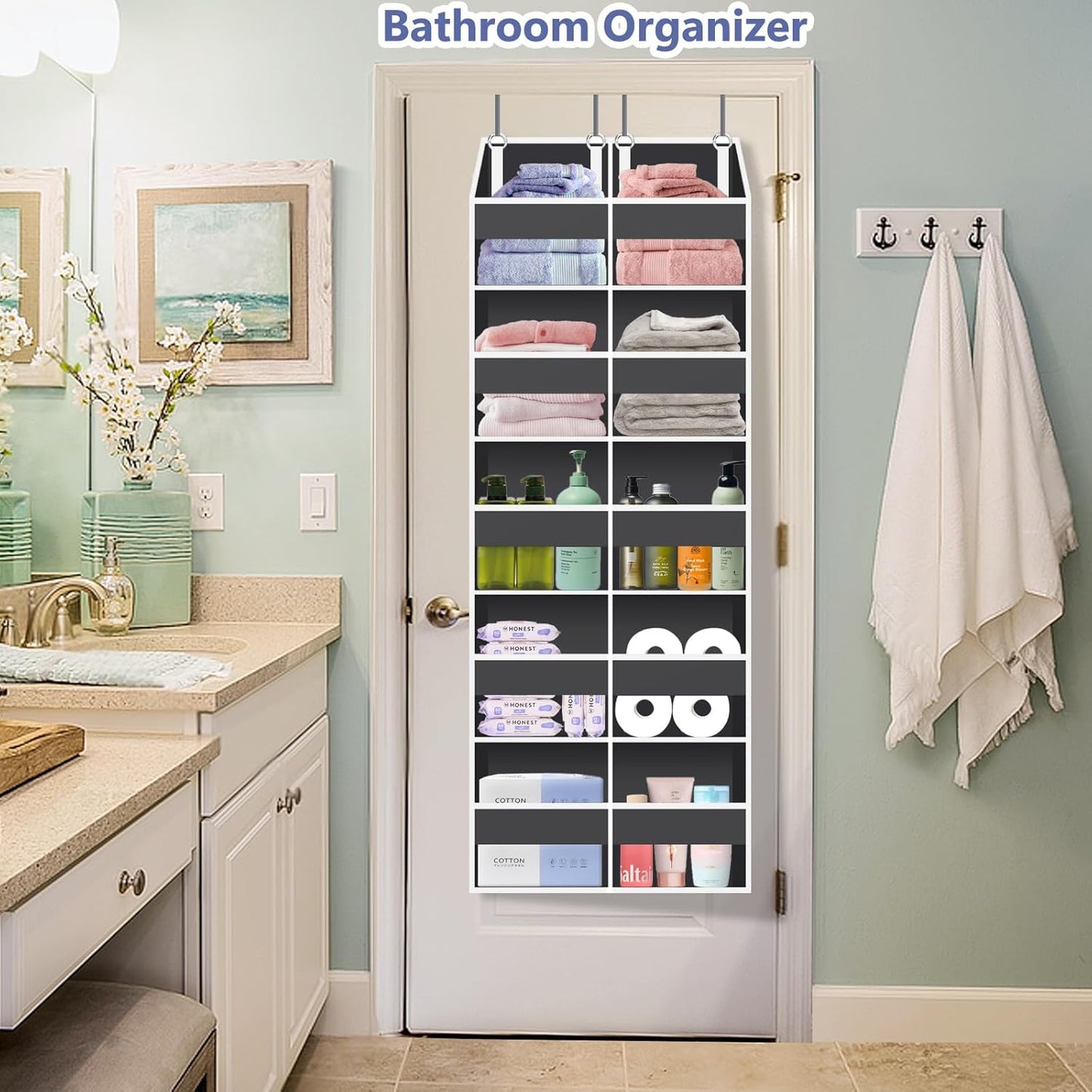 Heavy Duty Over The Door Organizer 5 Tiers