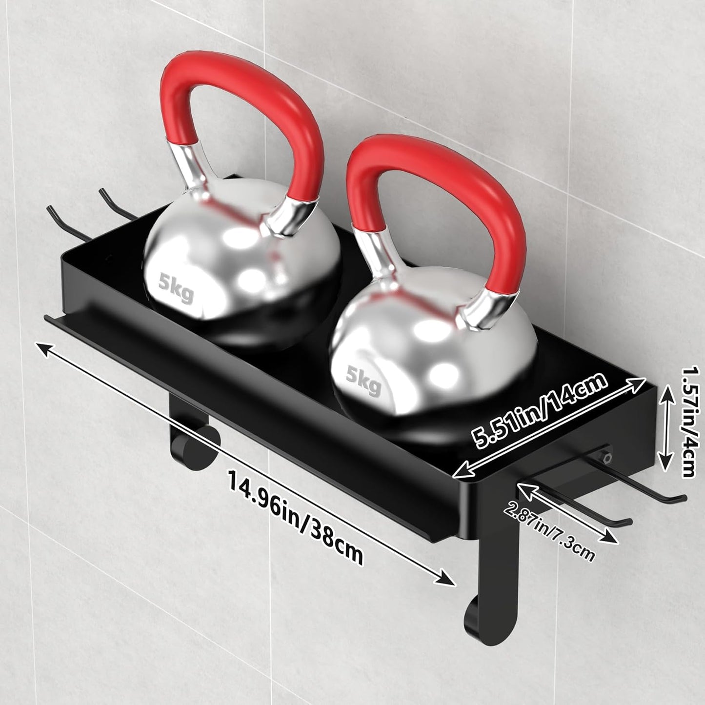 Wall Mount Paper Towel Holder with Phone Stand
