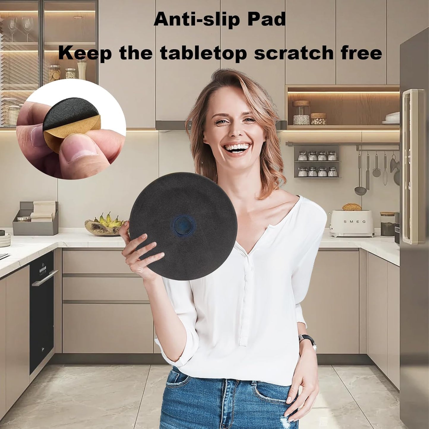 Paper Towel Holder countertop, Free-Standing Kitchen roll Holder for Kitchen Bathroom
