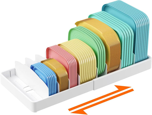 Kitchen Cabinet Organizer for Food Contanier Lid