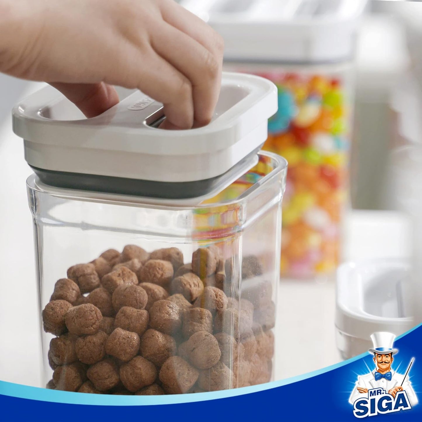4 Pack Airtight Food Storage Container Set