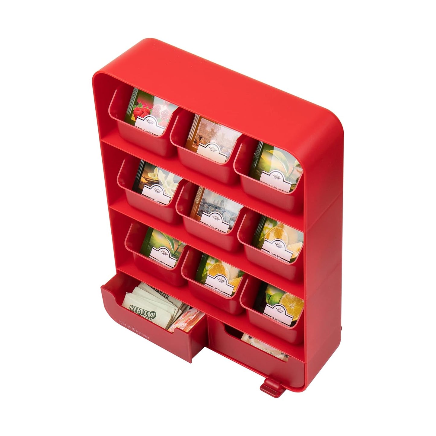 Tea Bag Organizer, Tea Station Organizer, Countertop Storage, Kitchen, Plastic
