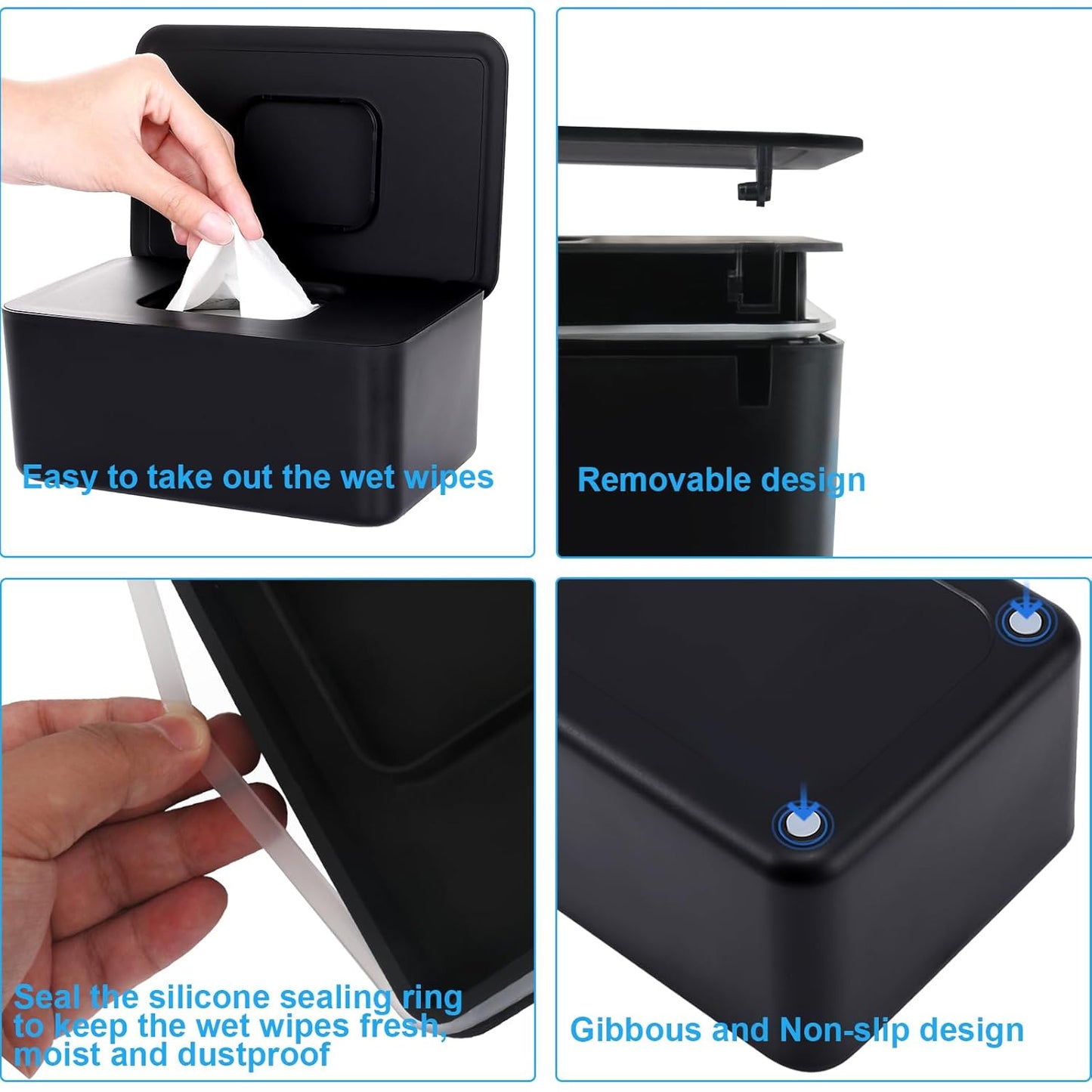 Baby Wipes Dispenser, Wipes Dispenser Baby Wipes Case, Baby Wipe Holder for Fresh Wipes