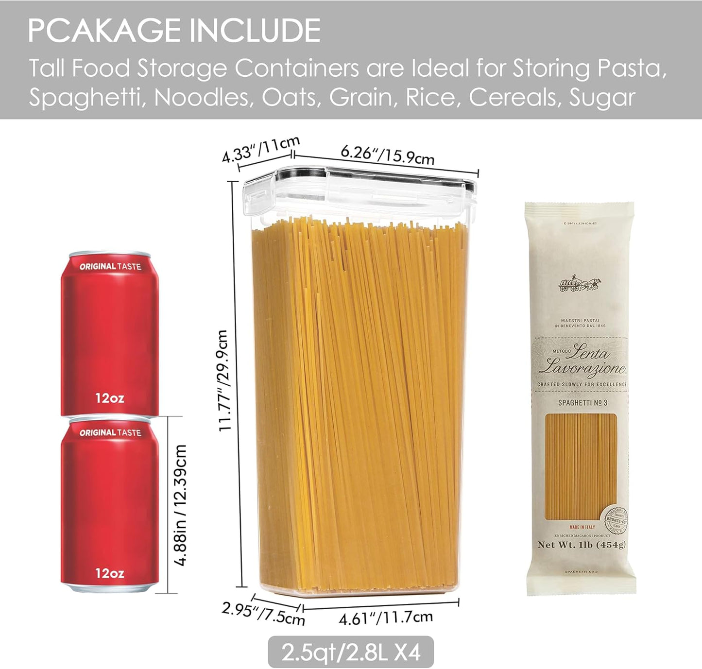 Airtight Food Storage Containers with Lids