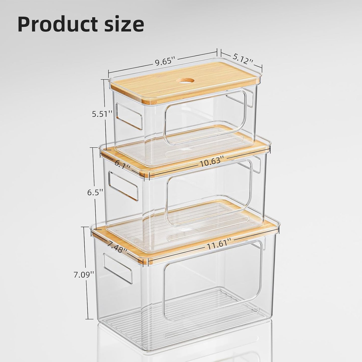 Under Sink Organizer,Plastic Trash Bag Holder Dispenser,Stackable Pantry Laundry Room Home Organization,Potatoes Onions Storage Container for Kitchen,Set of 3 for 13/30/33 Gallon Bags