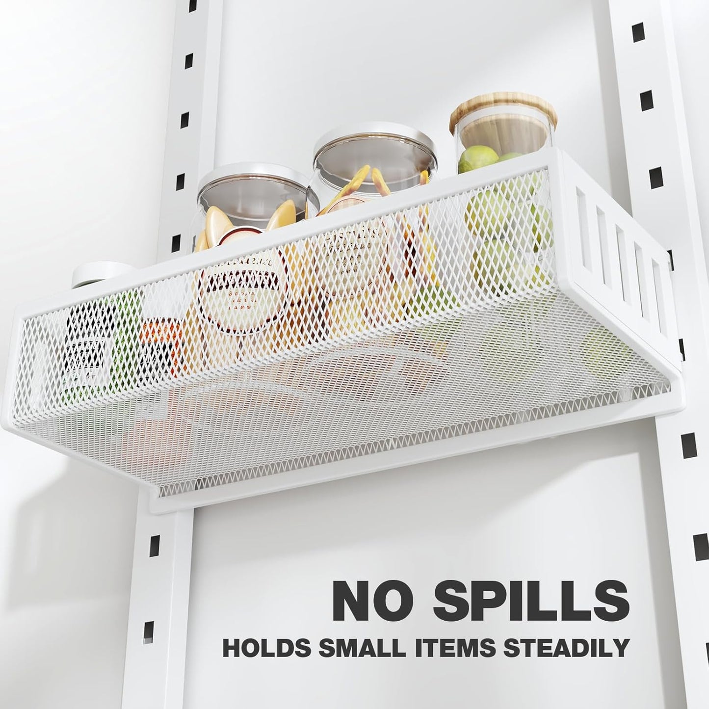 Pantry Door Organizers and Storage, 8-Tier Large Metal Heavy-Duty Frame Over the Door Spice Rack