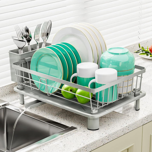 Small Dish Drying Rack, Space Saving Dish Racks for Kitchen Counter