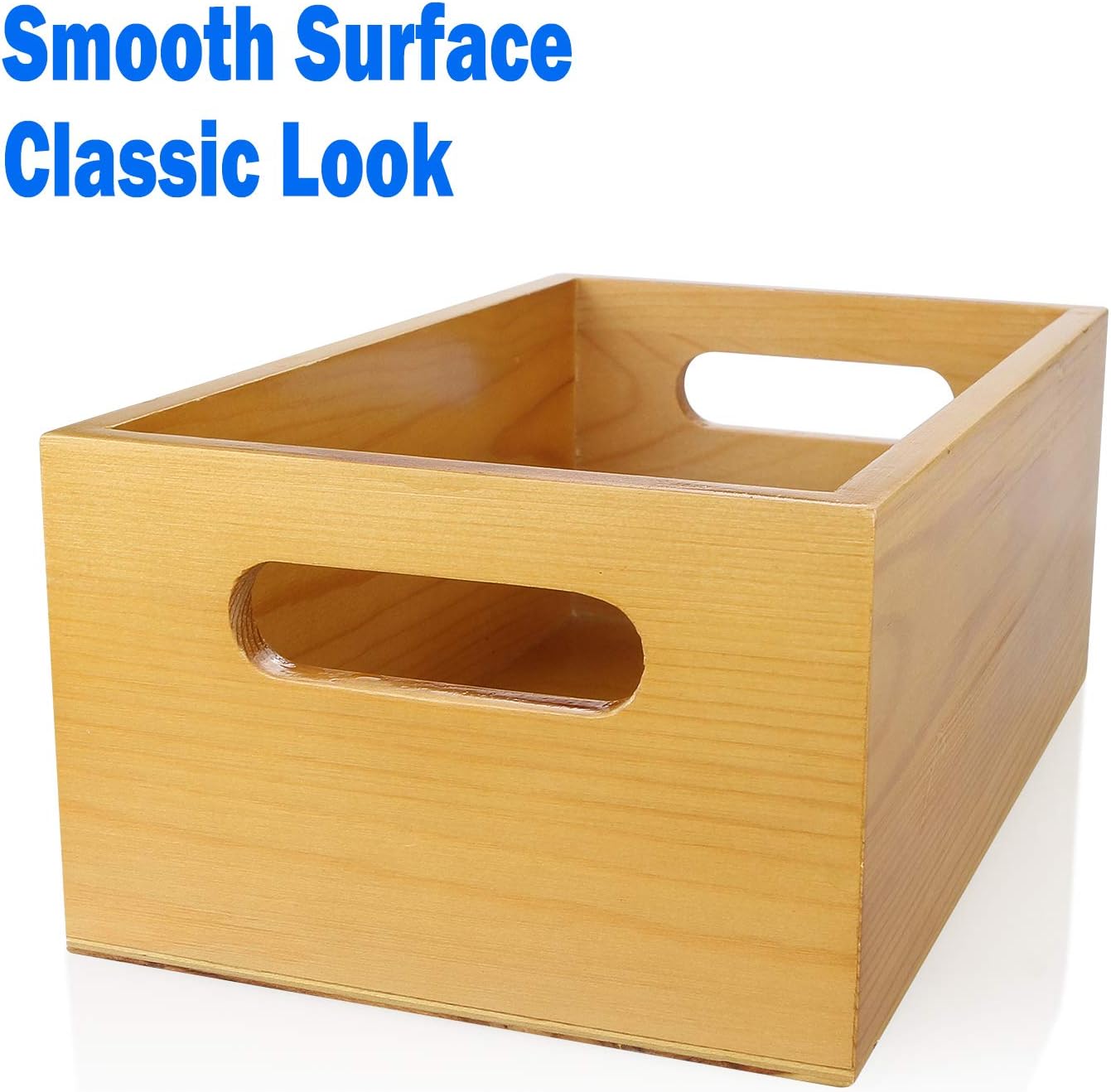 A Selected Pine Wood Organizer Open Box 4 Packs