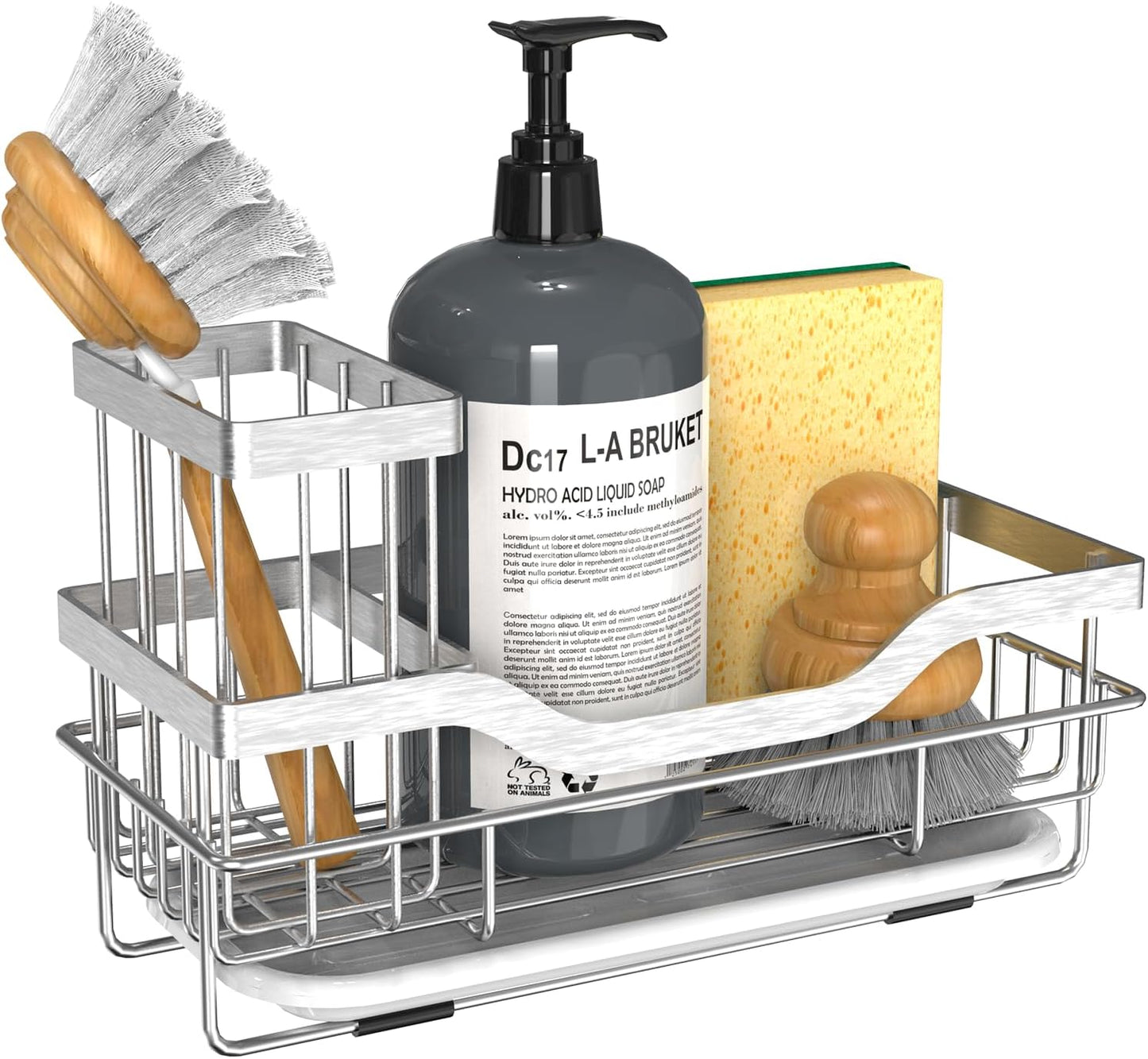 Kitchen Sink Caddy Organizer Sponge Holder for Kitchen Sink