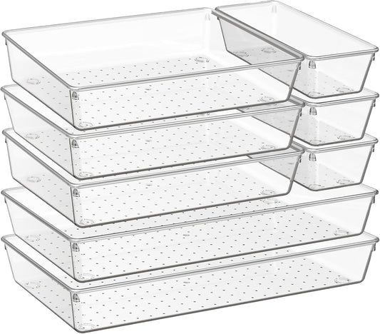 8 Pack Drawer Organizer for Kitchen Gadgets