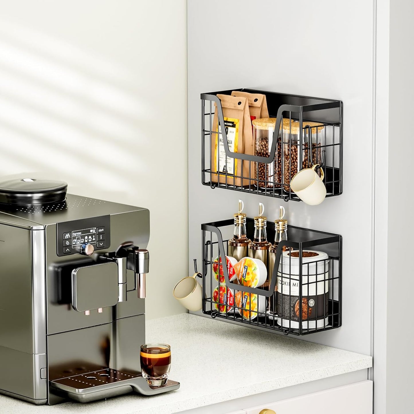 Magnetic Shelf for Fridge, Fruit Potato and Onion Storage Bins