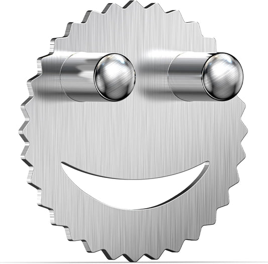 Stainless Steel Scrubber Smiley Face Dish Sponge Holder