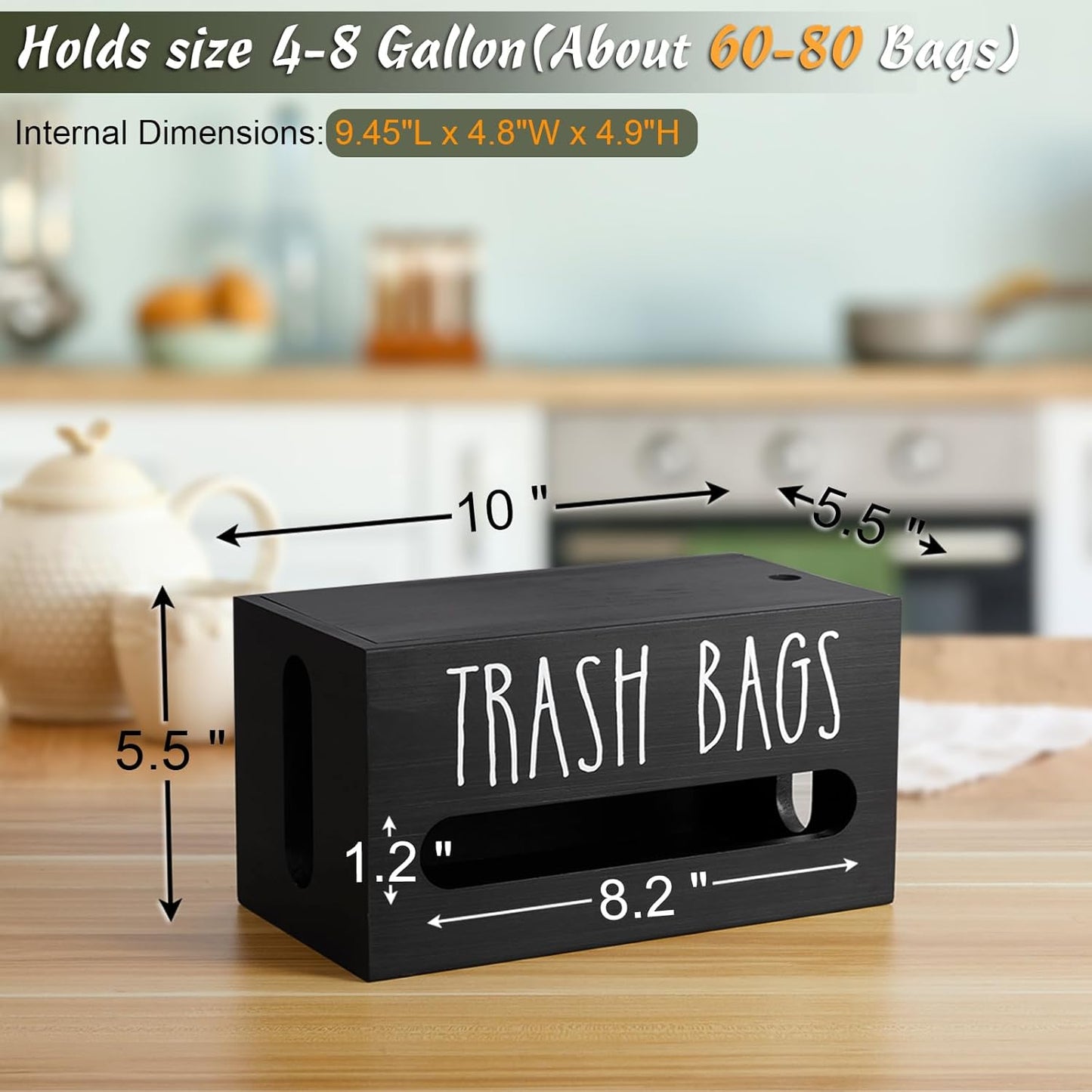 Trash Bag Dispenser, Trash Bag Holder Wall Mount