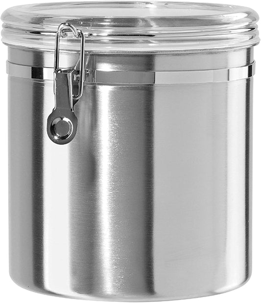 Stainless Steel Kitchen Canister 152 fl oz - Airtight Clamp Lid