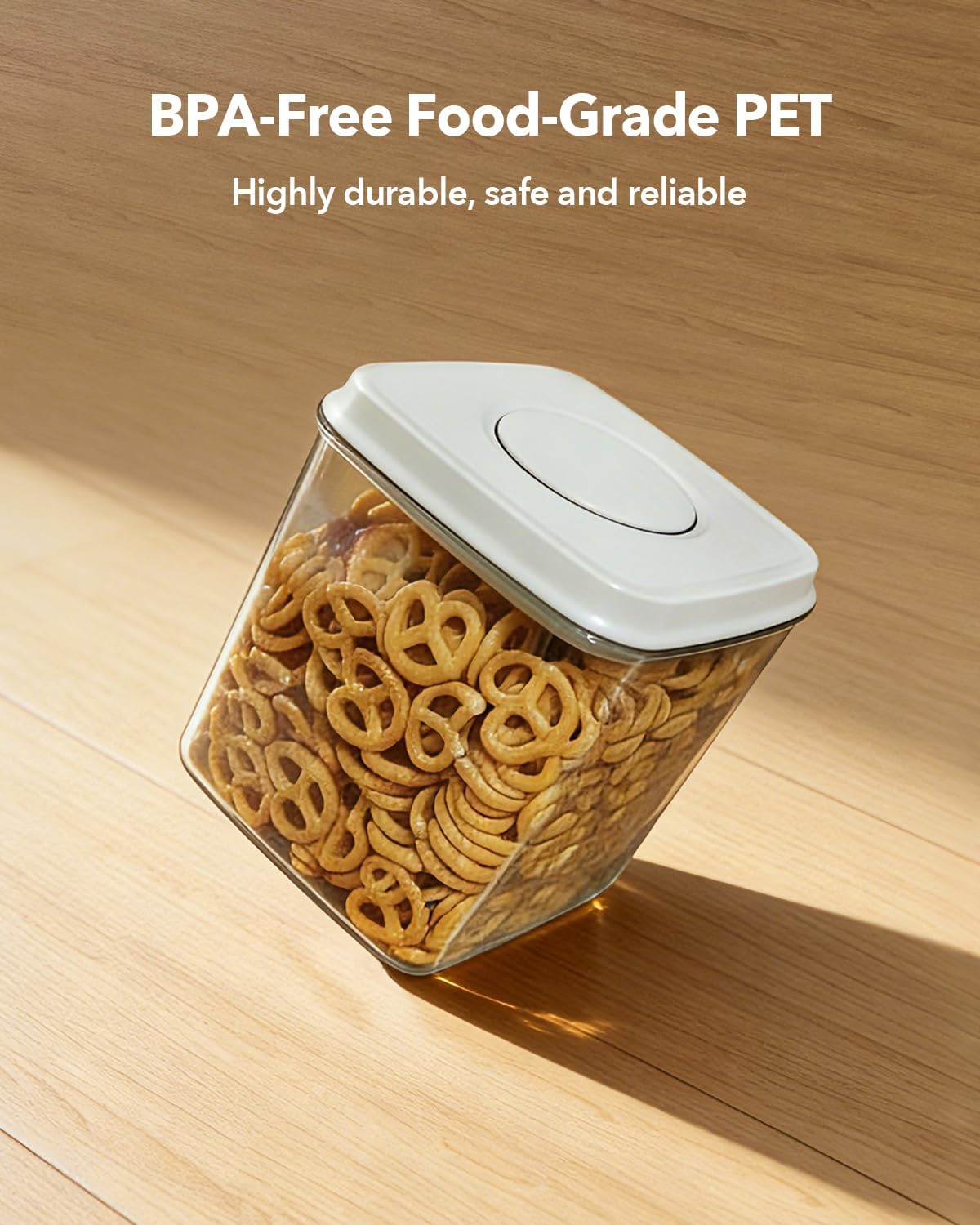 Airtight Food Storage Container with One-Touch Lid