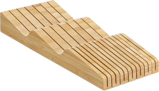In-Drawer Knife Block - Organizer with Slots for 13 Knives
