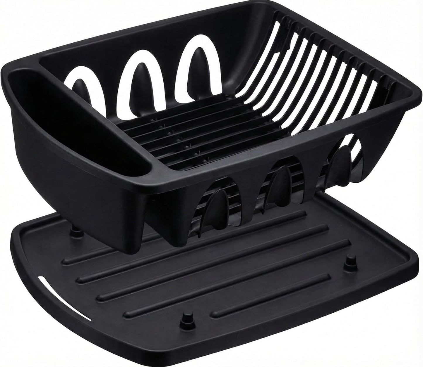 Sink Dish Drying Rack, Heavy Duty Hard Plastic Drying Rack
