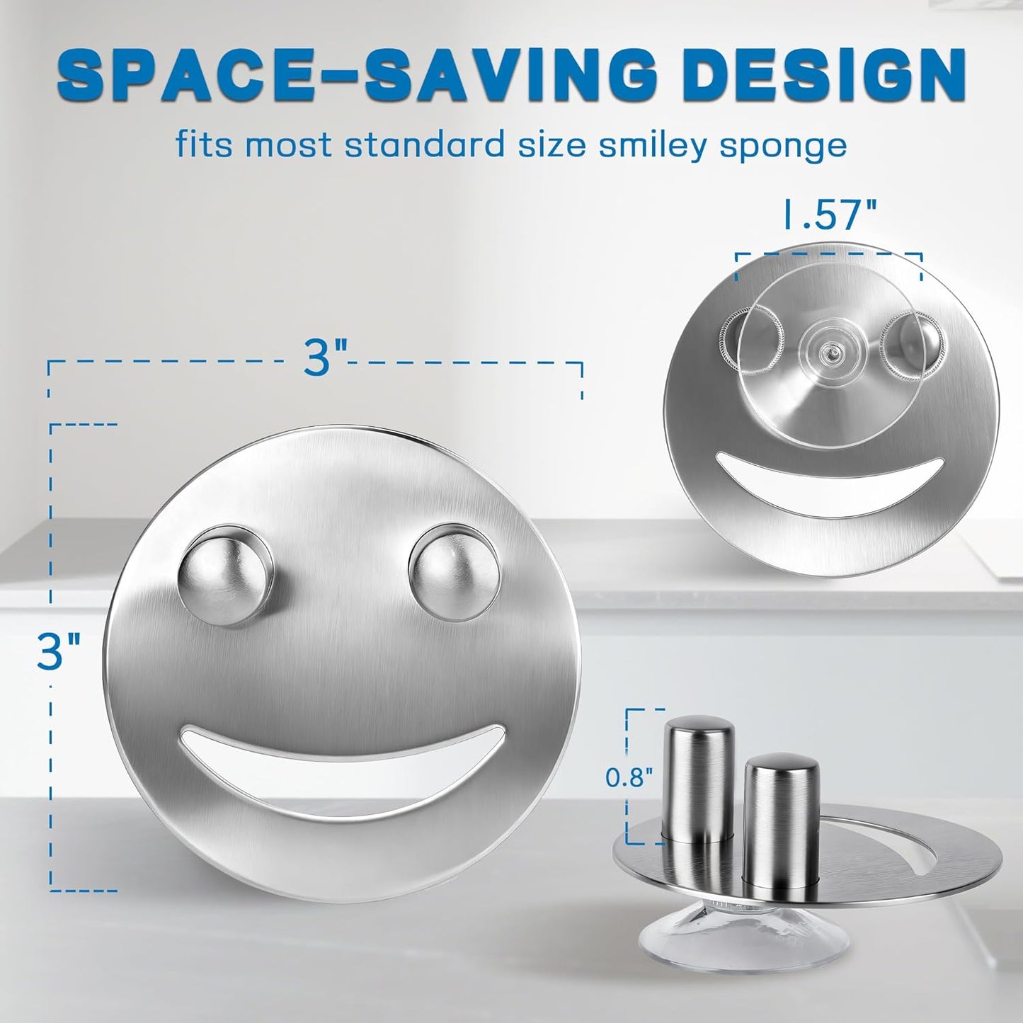 Stainless Steel Sponge Holder For Scrub Daddy Mommy Sponge