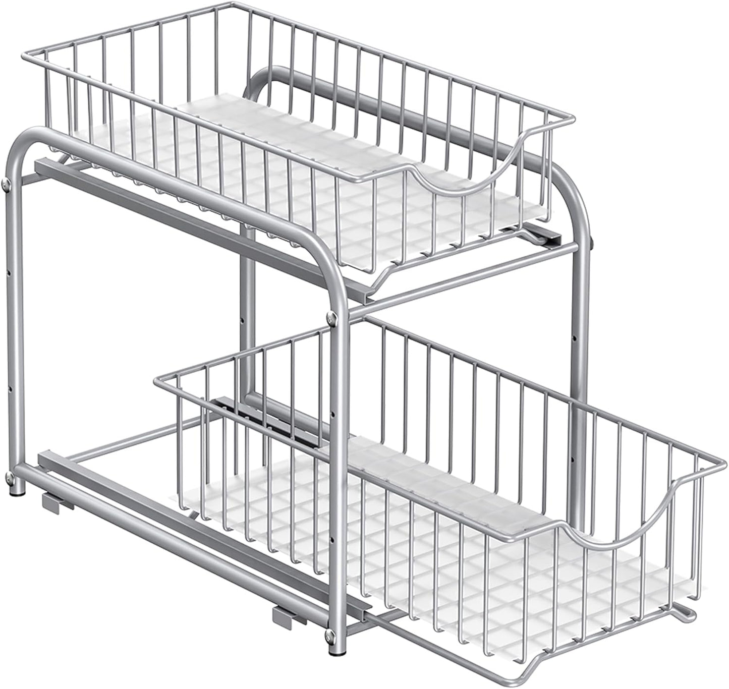 2-Tier Pull Out Cabinet Organizers, Under Sink Organizer, Bathroom Organizer and Storage