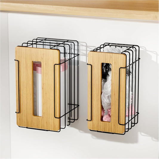 2 Pack Grocery Bag Holder for Plastic Bags