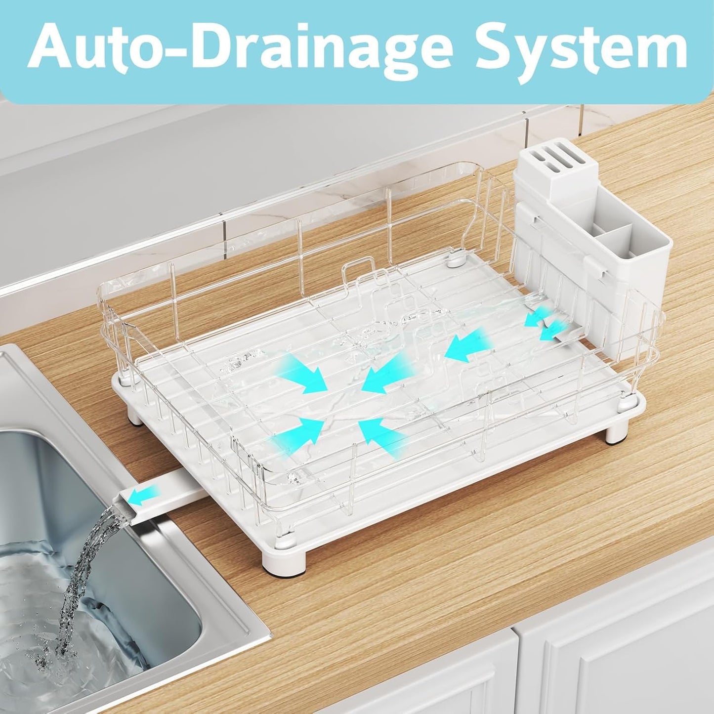 Dish Drying Rack - Space Saving Dish Rack
