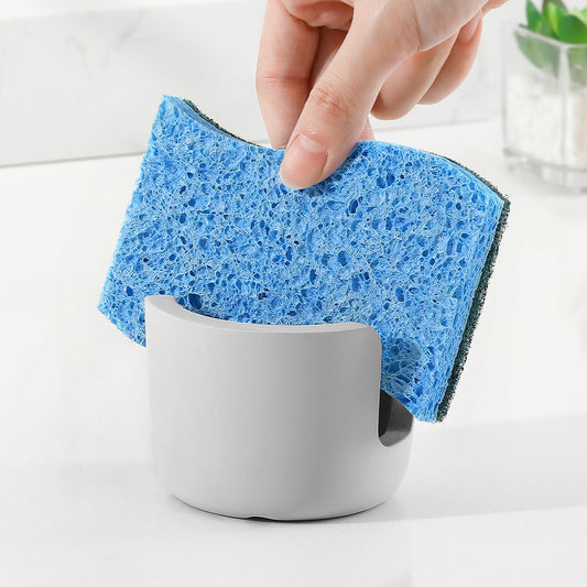 Diatomite Sponge Holder for Kitchen Sink, Fast Drying Stone Sponge Holder