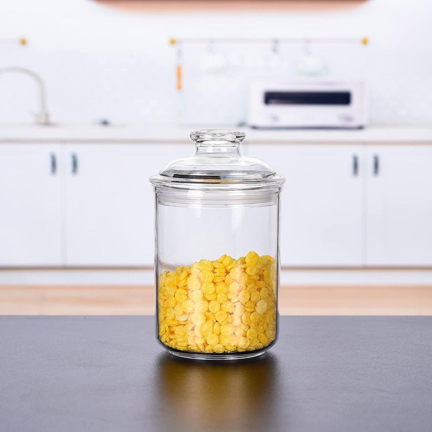 24oz Acrylic Storage Jar, Airtight Lid with Silicone Sealing Ring