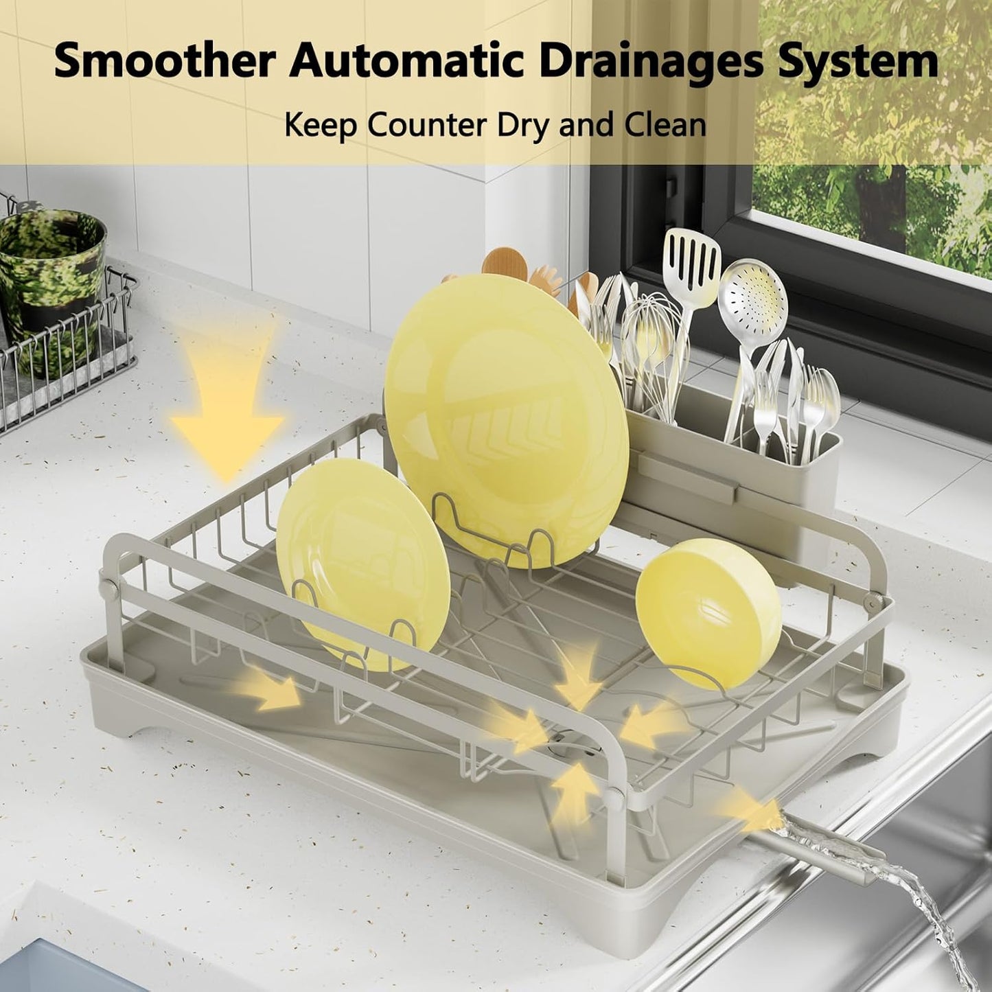 Dish Rack - Dish Racks for Kitchen Counter