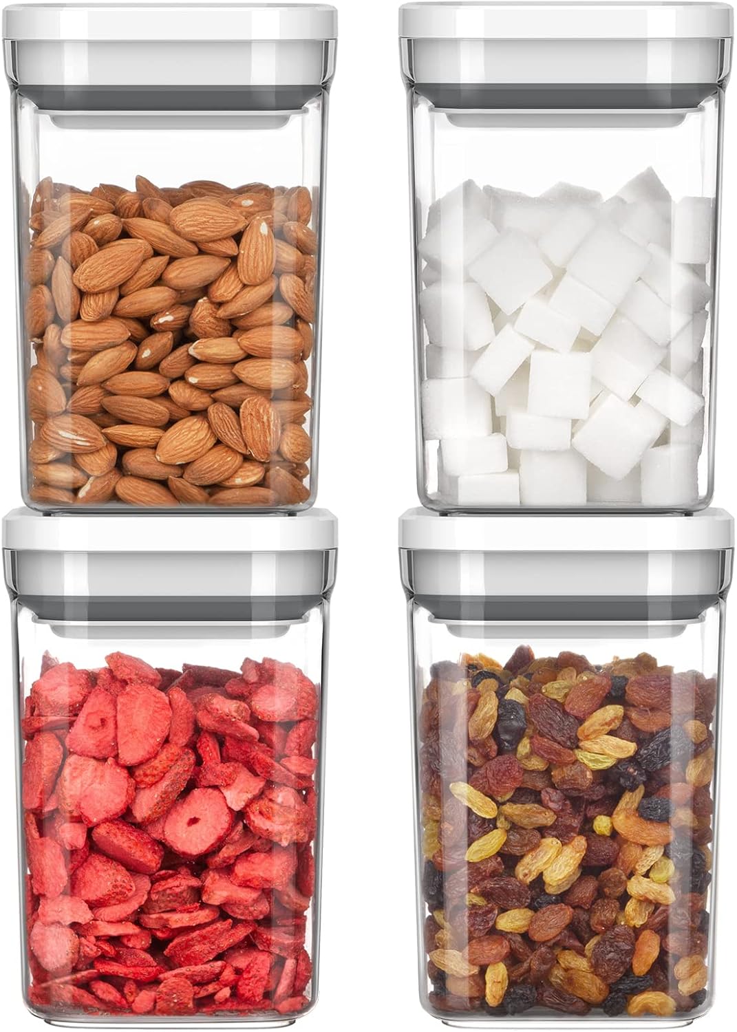 4 Pack Airtight Food Storage Container Set