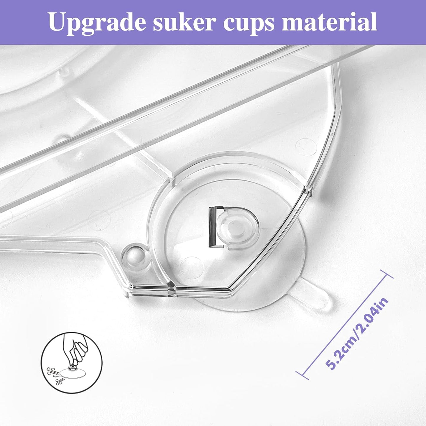 360° Rotating Lazy Susan Turntable - Multifunctional Rectangular Organizer for Refrigerator