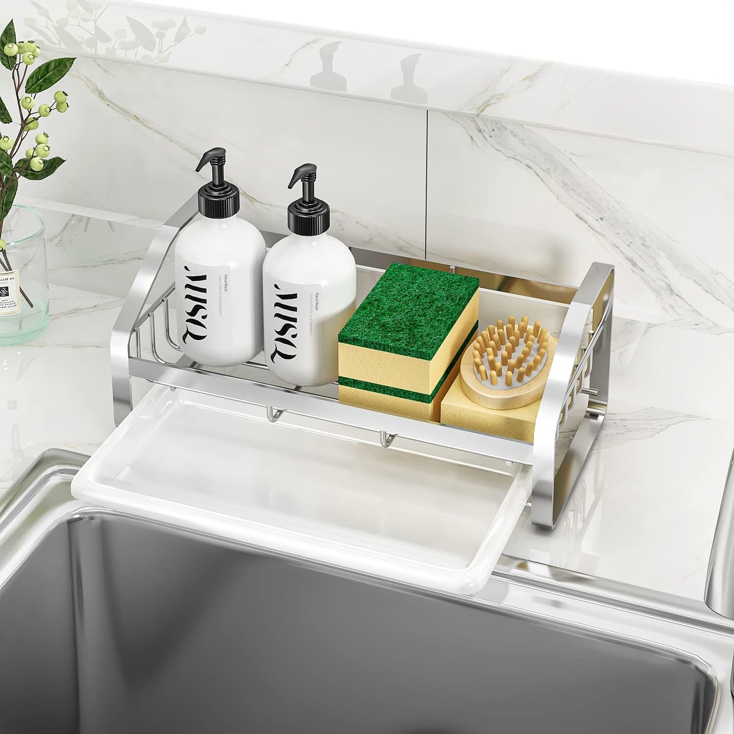 Sink Caddy,Sponge Holder for Kitchen Sink