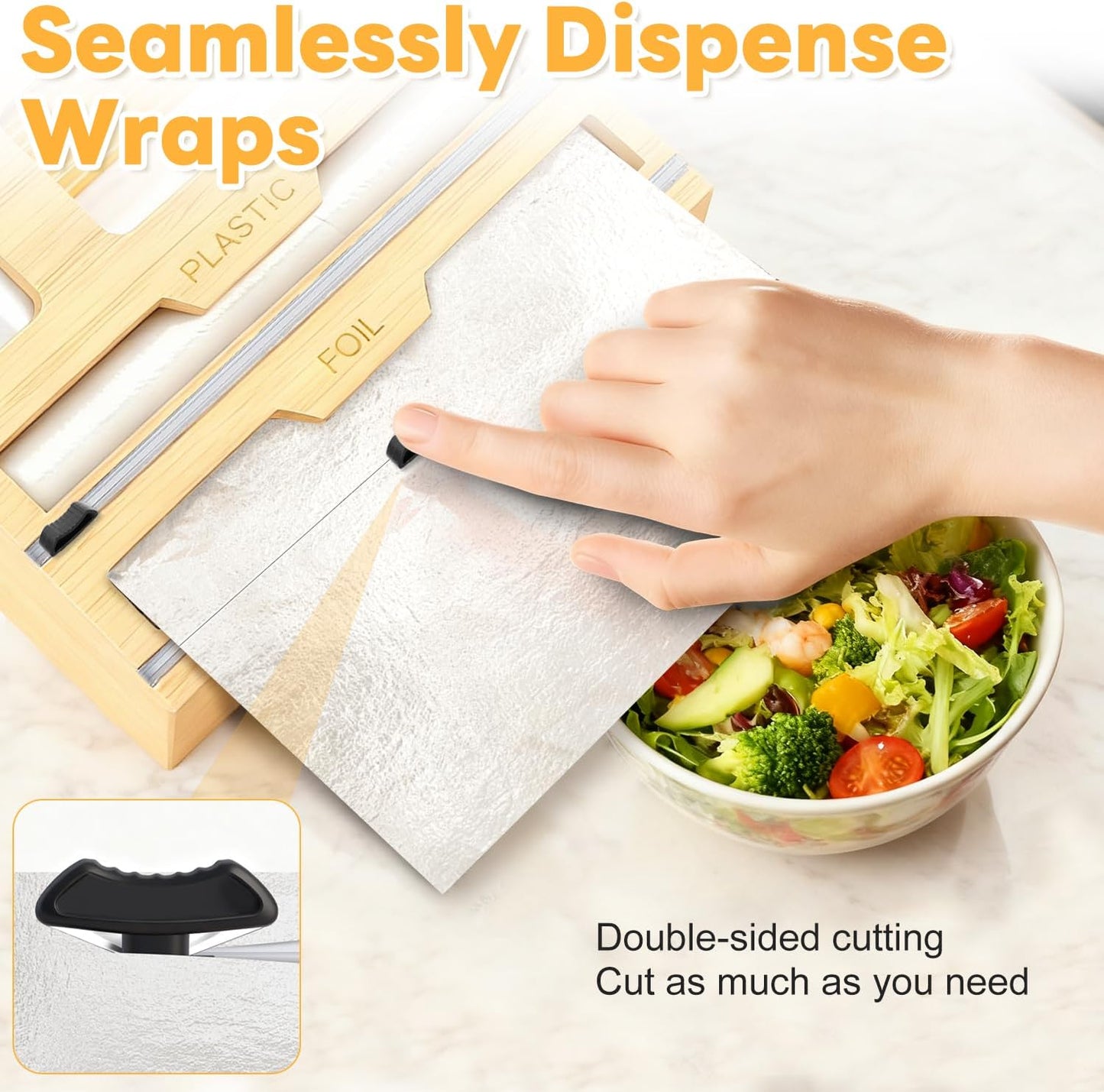Magnetic Storage Bag Organizer 6 In 1 Ziplock Bag Organizer for Fridge and Drawer