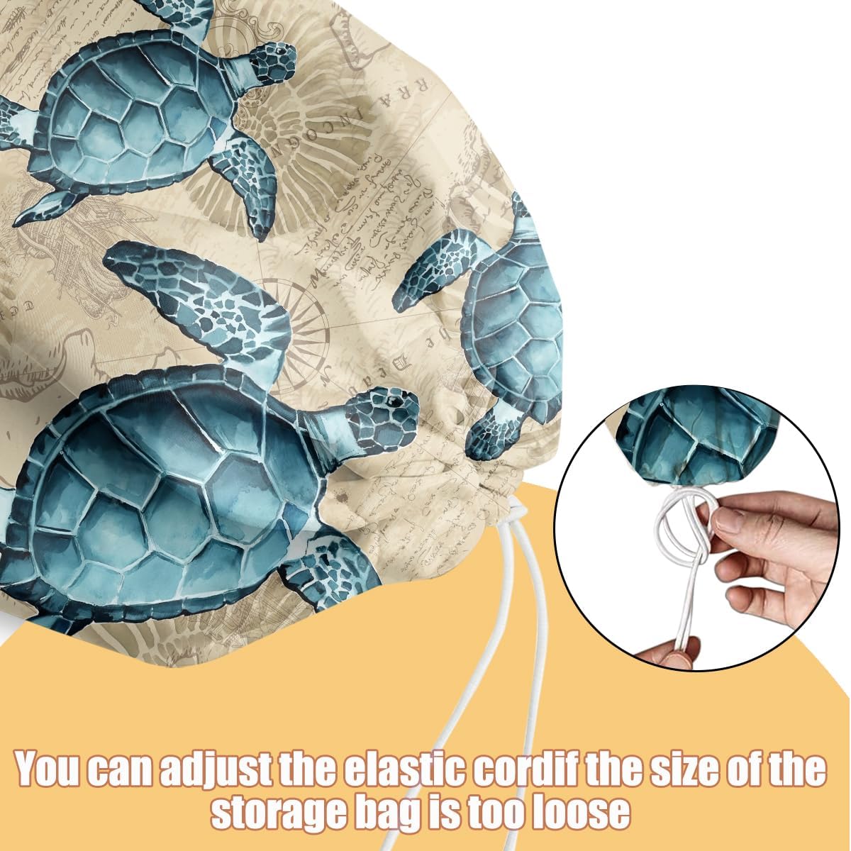 2 Pcs Sea Turtle Plastic Bag Holder, Wall Mount Grocery Bag Holder for Storage bag