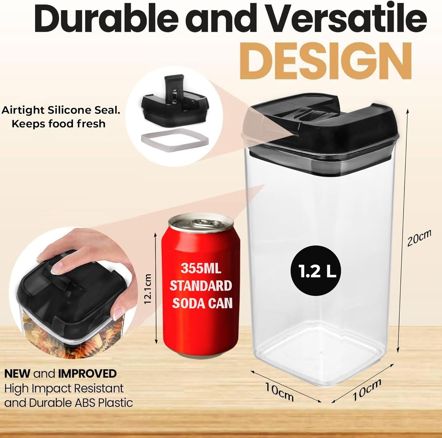 Airtight Food Storage Containers with Lids