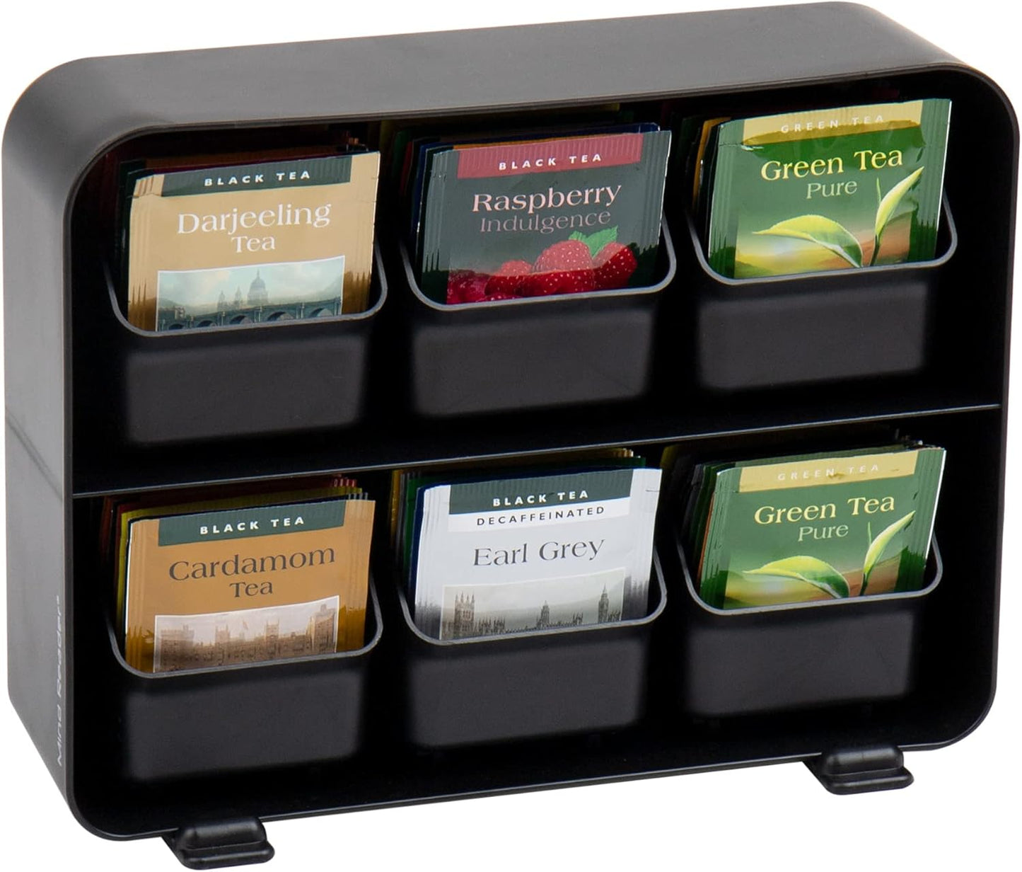 Tea Bag Organizer, Tea Station Organizer, Countertop Storage, Kitchen, Plastic