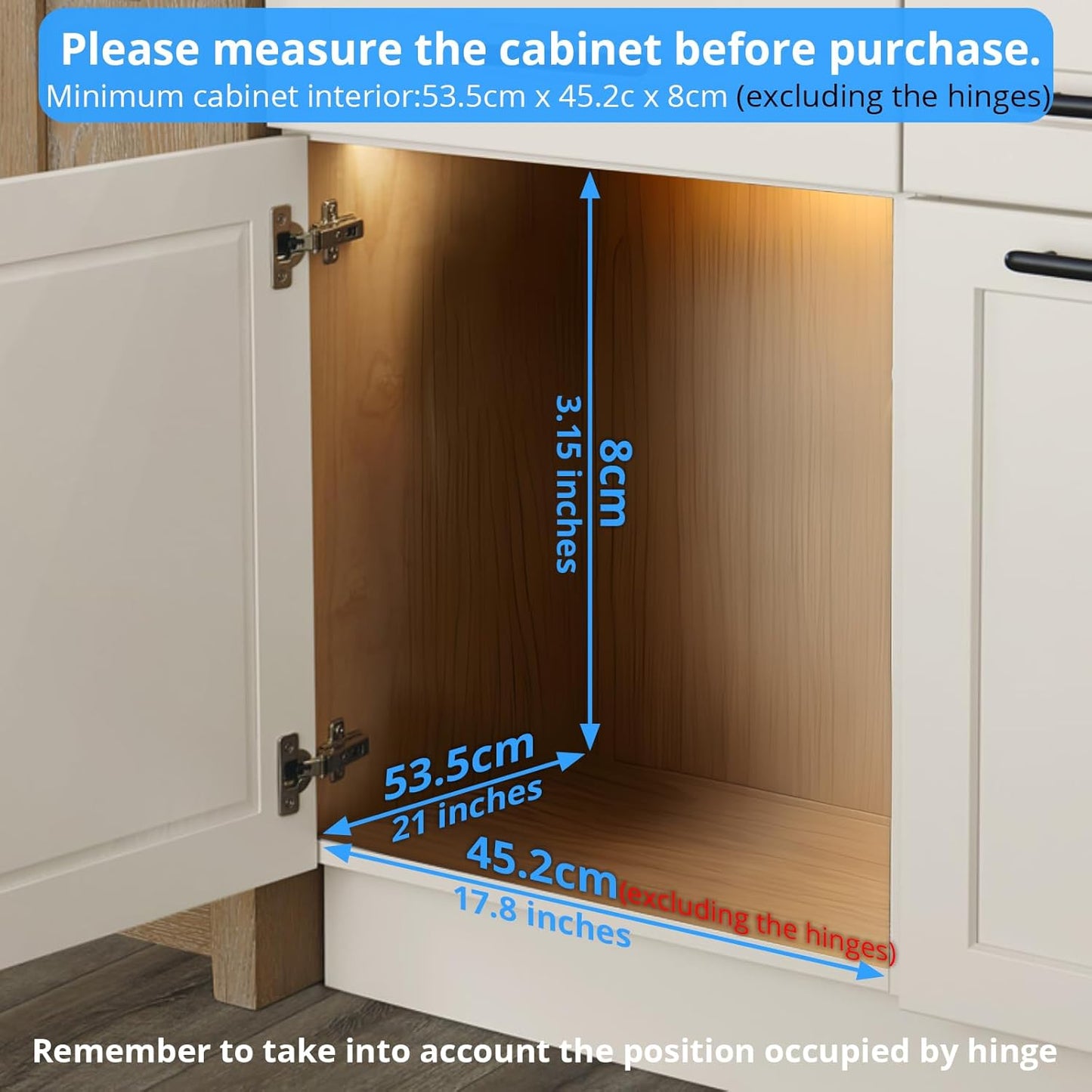 Pull Out Cabinet Organizer, Versatile Slide Out Kitchen Organizers and Storage,Heavy Duty Drawer Cupboard Storage Basket, Smooth Sliding, Chrome Finish,17.8" W x 21" D