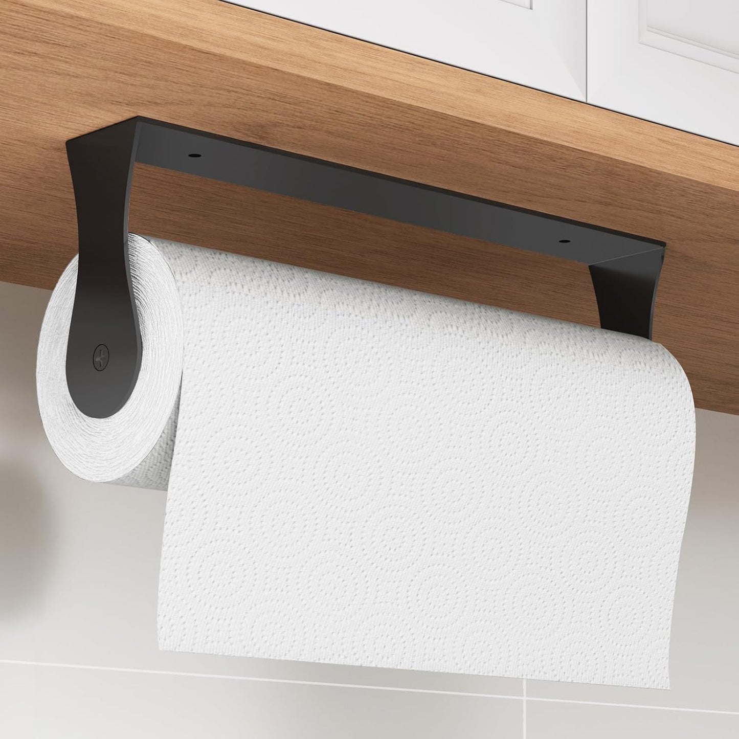 Paper Towel Holder Under Cabinet, Stainless Steel, Wall Mount