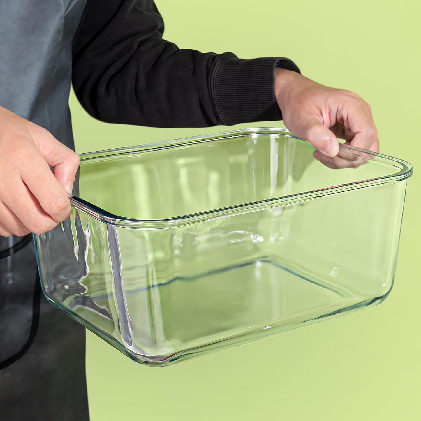 200oz/6000ml/26cup Extra Large Glass Storage Containers with Airtight Lid