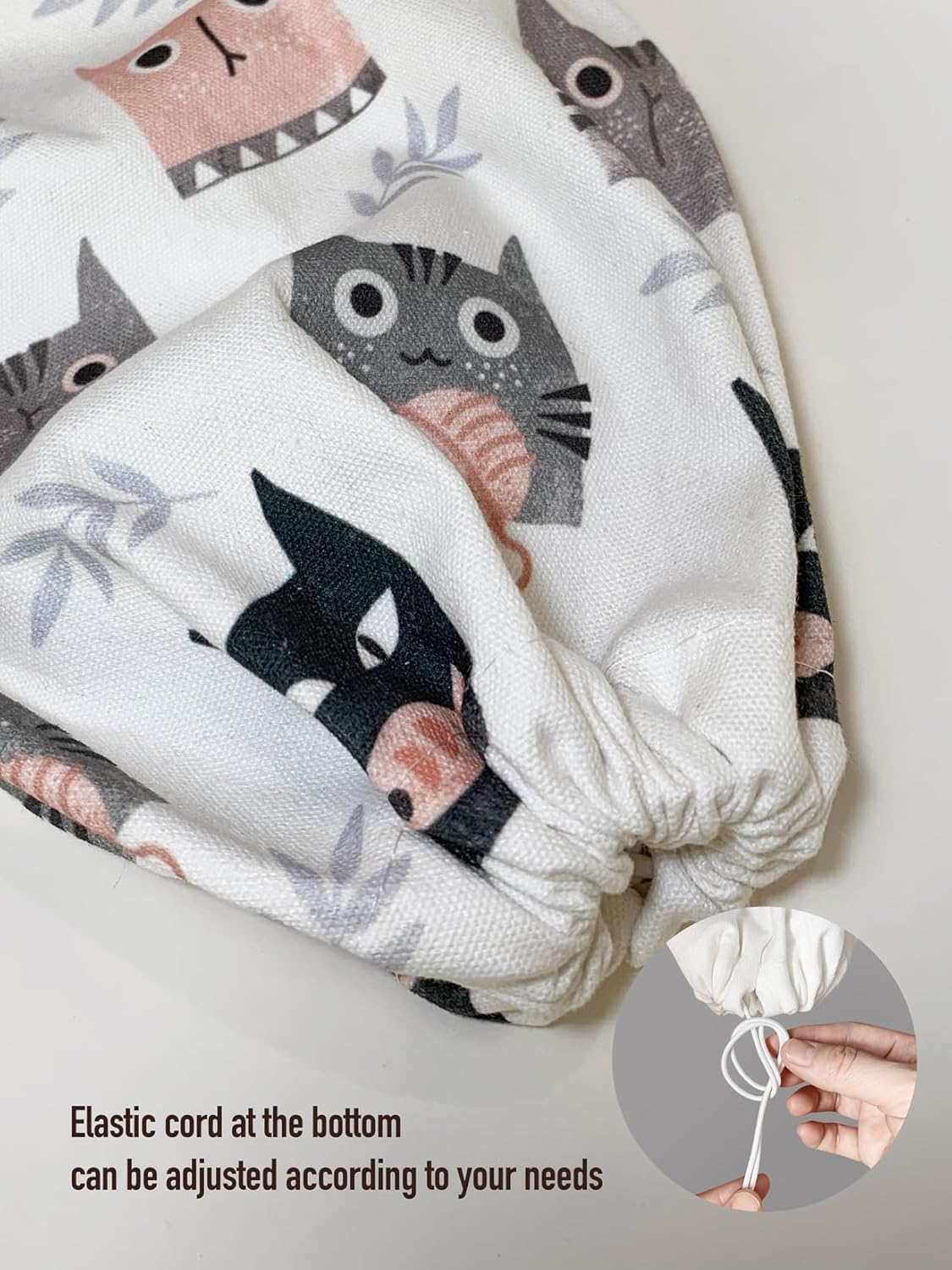 Plastic Bag Holder,Cute Kitty Grocery Bags Holder Organizer Storage Keeper Dispenser,Cat Kitchen Decor Gifts for Women Cat Mom-Extra Large
