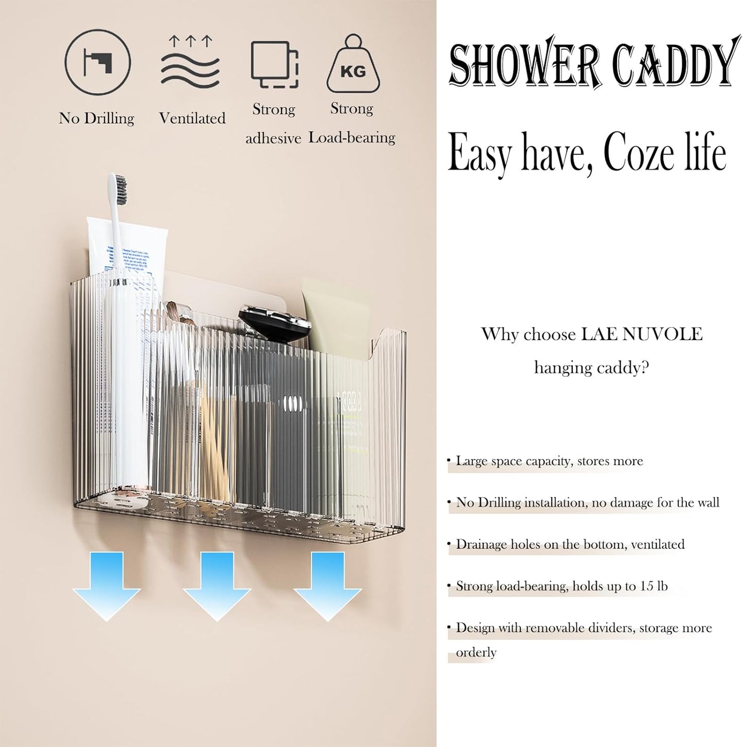 2 Pack Adhesive Mount Cabinet Door Organizer