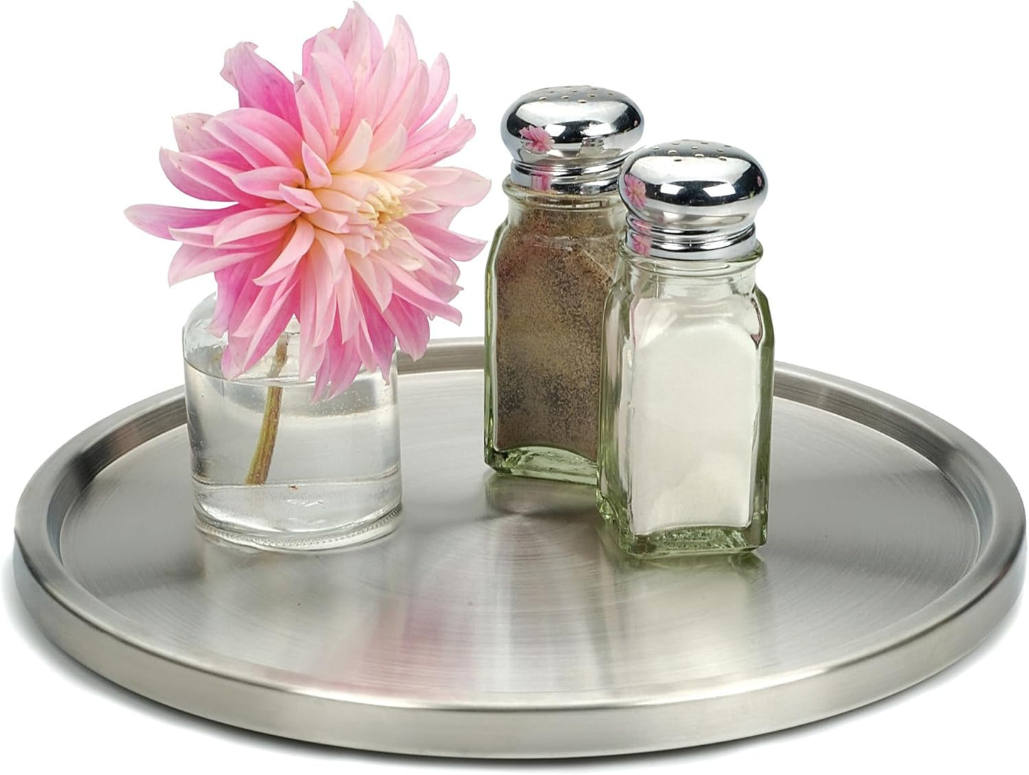Endurance TURN-1 Turntable Lazy Susan, Stainless Steel, 10.5" | Handy in Cabinet