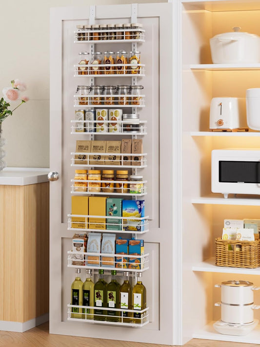 9 Tier Over The Door Pantry Organizer, Pantry Organization and Storage