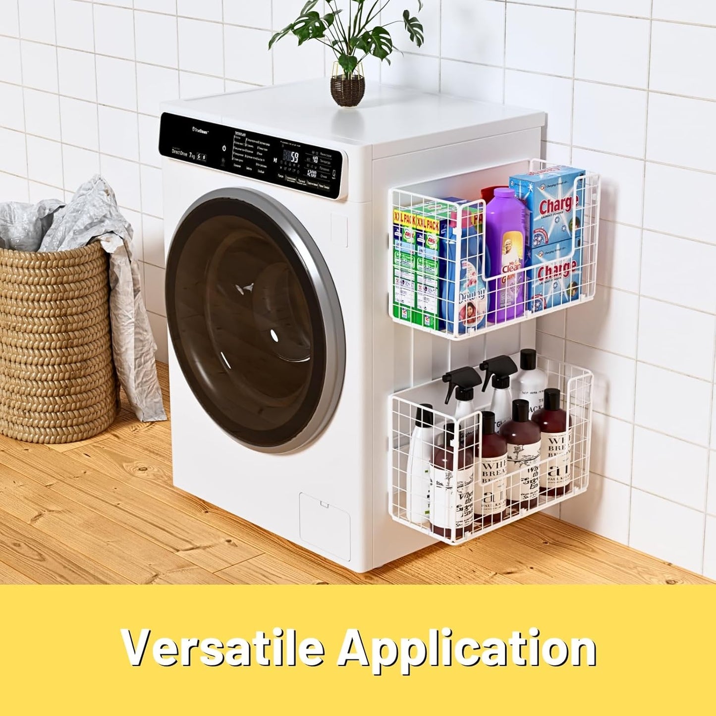 Magnetic Fridge Shelf, Fruit Potato & Onion Storage Bins, Pantry Organizers