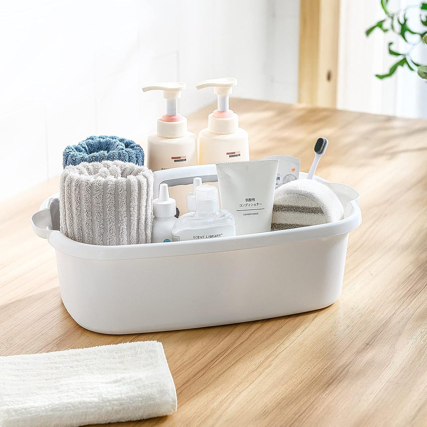 Multi-Purpose Plastic Cleaning Caddy with Handle