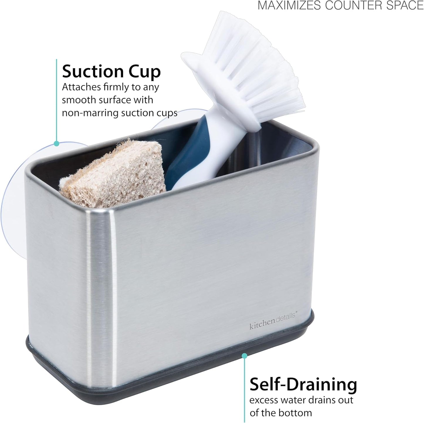 Cup Sponge Holder/Basket, Space-Saving, Perfect for Kitchen or Bathroom, Sleek